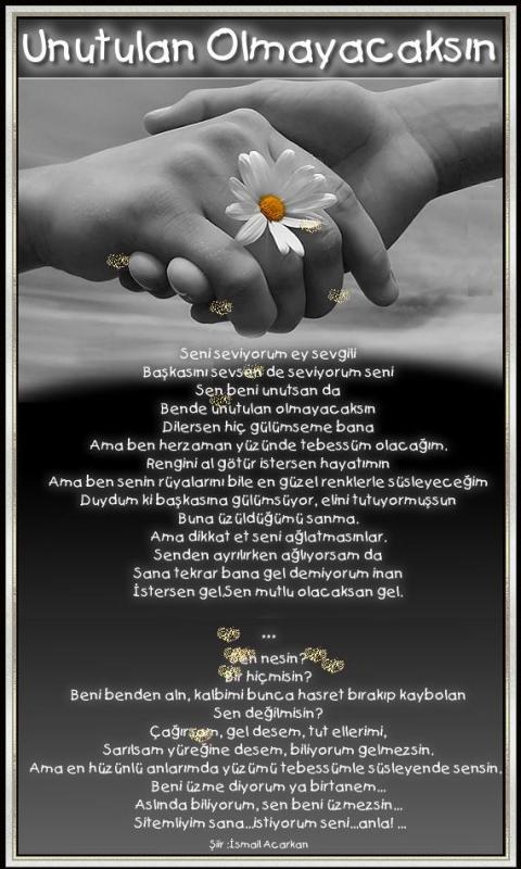 unutulanolmayacaksin