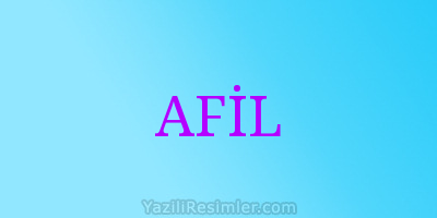 AFİL