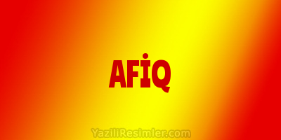 AFİQ