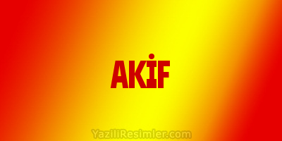 AKİF