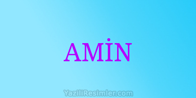 AMİN