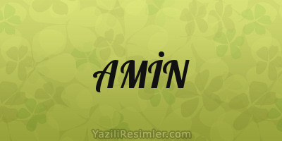 AMİN