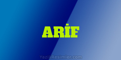 ARİF