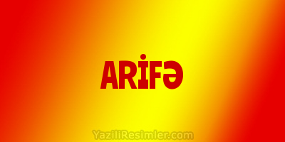 ARİFƏ