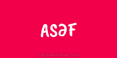 ASƏF