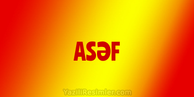 ASƏF