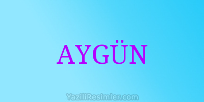 AYGÜN