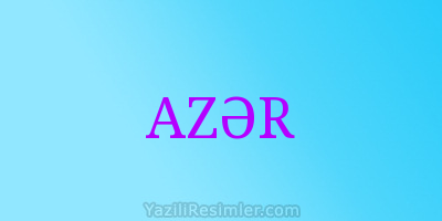 AZƏR