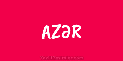 AZƏR