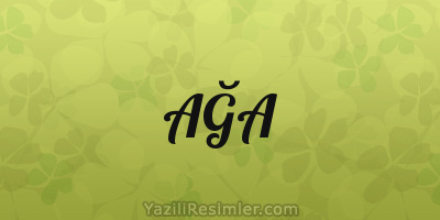 AĞA