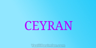 CEYRAN