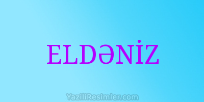 ELDƏNİZ