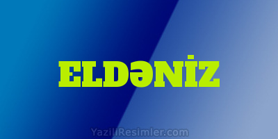 ELDƏNİZ