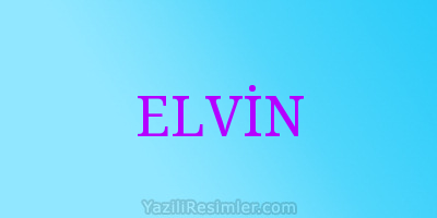 ELVİN