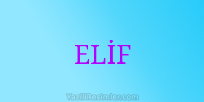 ELİF