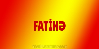 FATİHƏ