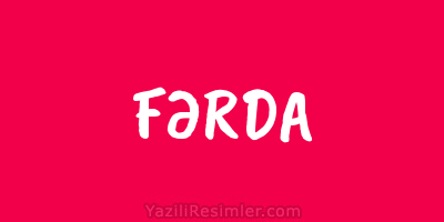 FƏRDA