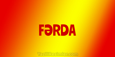 FƏRDA