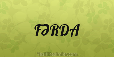 FƏRDA