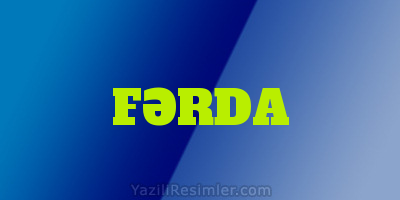 FƏRDA