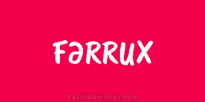 FƏRRUX