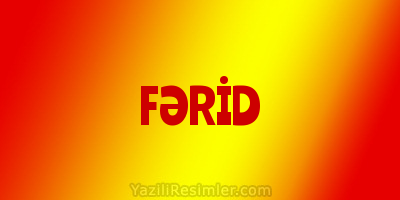 FƏRİD