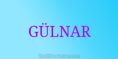 GÜLNAR