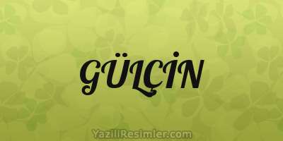 GÜLÇİN