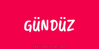 GÜNDÜZ