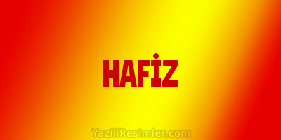 HAFİZ