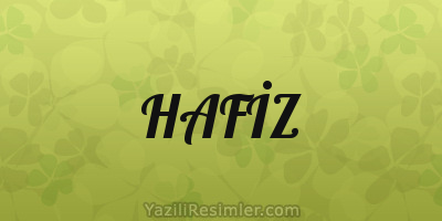 HAFİZ