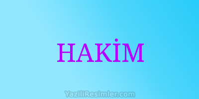 HAKİM