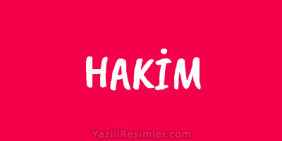 HAKİM