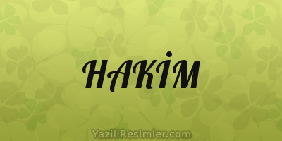 HAKİM