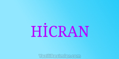 HİCRAN