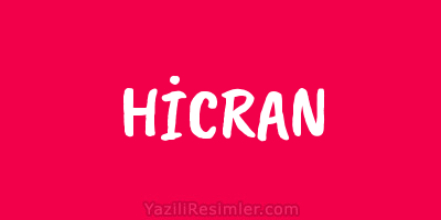 HİCRAN