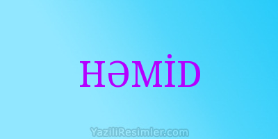 HƏMİD