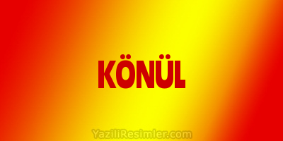 KÖNÜL