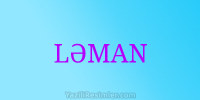 LƏMAN