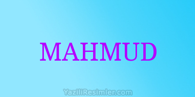 MAHMUD