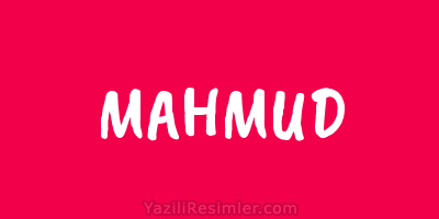 MAHMUD