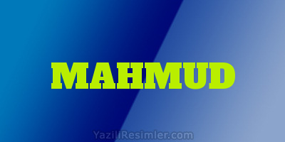 MAHMUD