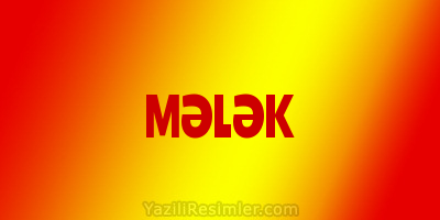 MƏLƏK