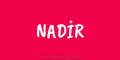 NADİR