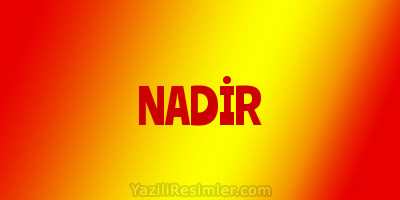 NADİR