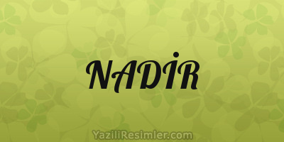 NADİR