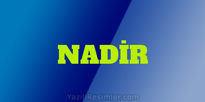 NADİR