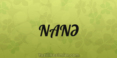 NANƏ