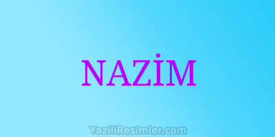 NAZİM