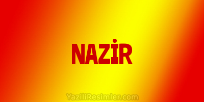 NAZİR